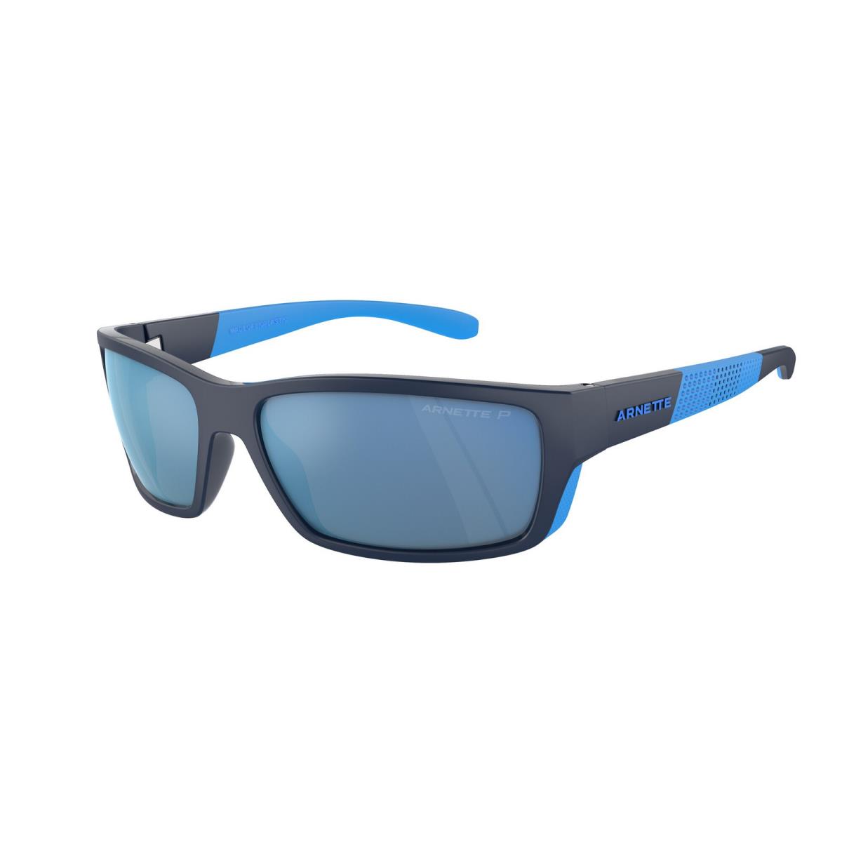 Arnette AN4336 275422 Frambuesa Blue Grey Mirror Polarized 61 Men`s Sunglasses