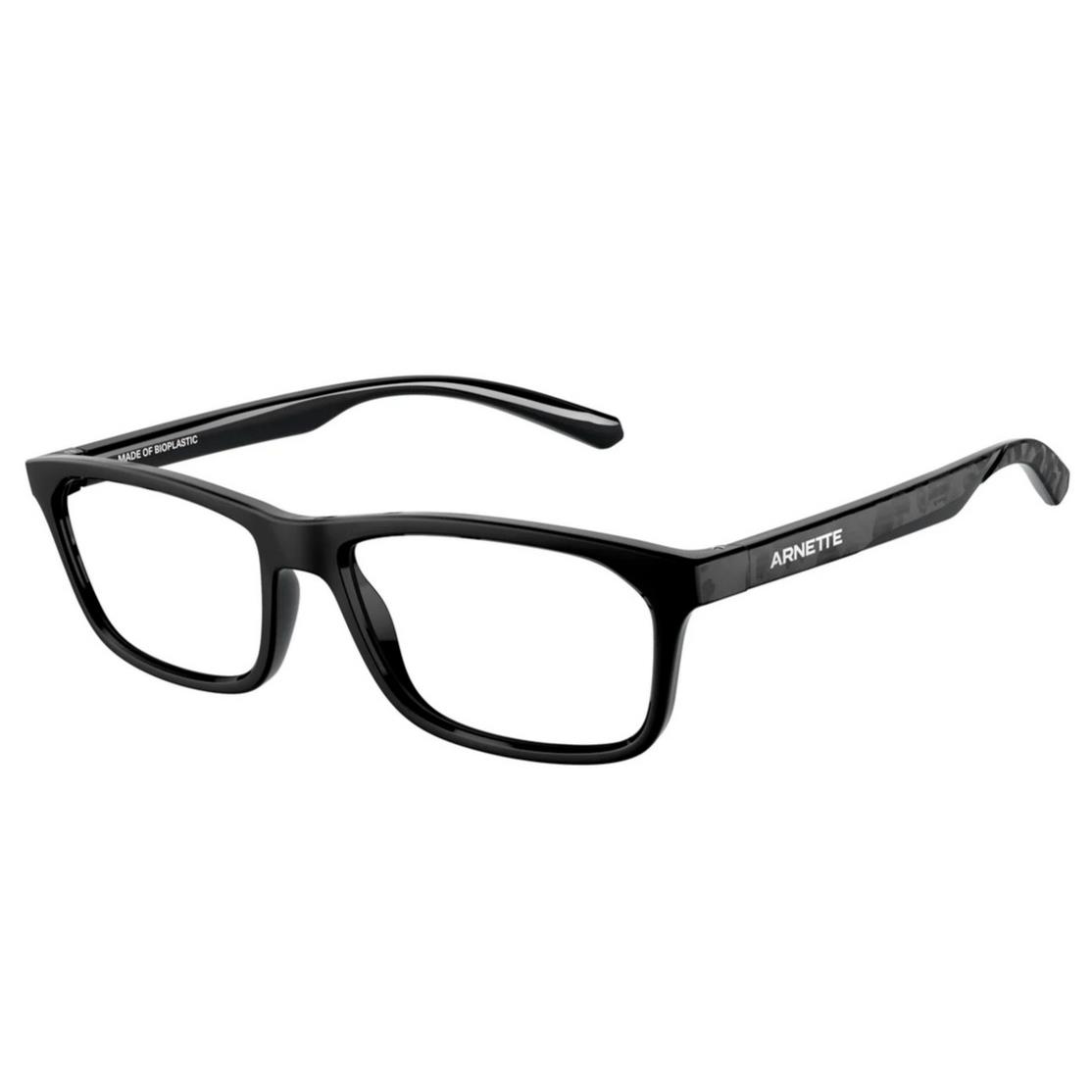 Kamaya Eyeglasses AN 7252 2900 Black Optical Frame 54-17-140 by Arnette