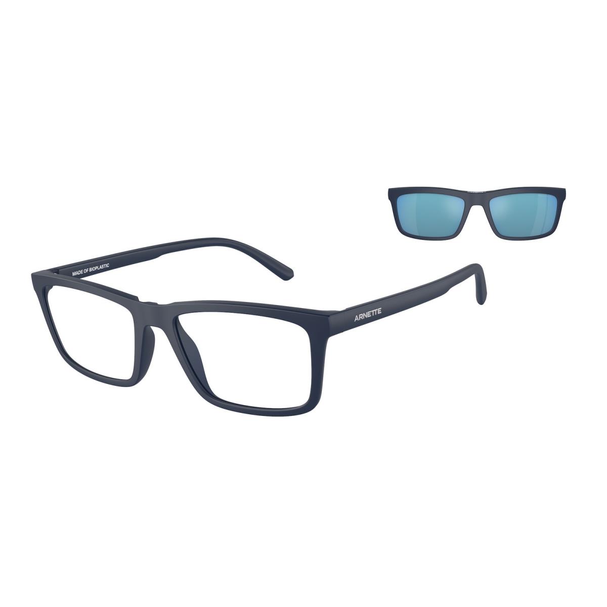 Arnette AN4333 27591W Hypno 2.0 Matte Dark Blue Clear 55 mm Men`s Sunglasses