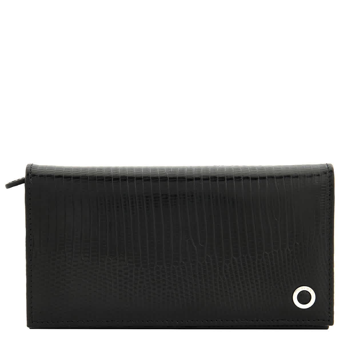 Bvlgari Black Bifold Leather Wallet 284398