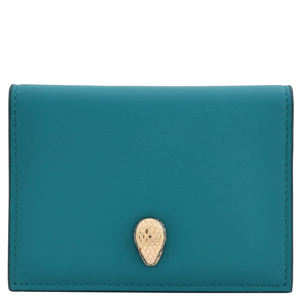 Bvlgari Serpenti Forever Leather Card Holder 293696