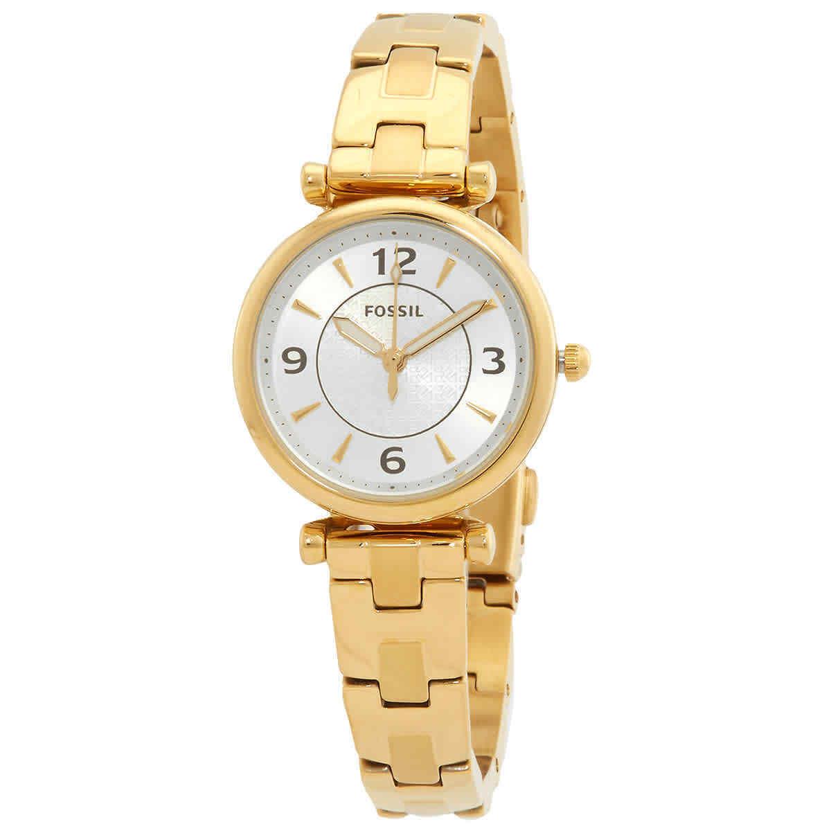 Carlie Quartz Silver Dial Ladies Watch ES5203 by Fossil