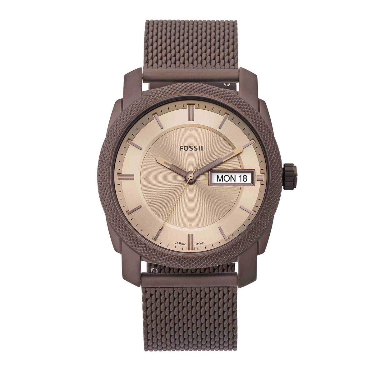 Men`s Machine Stainless Steel Quartz Watch by Fossil