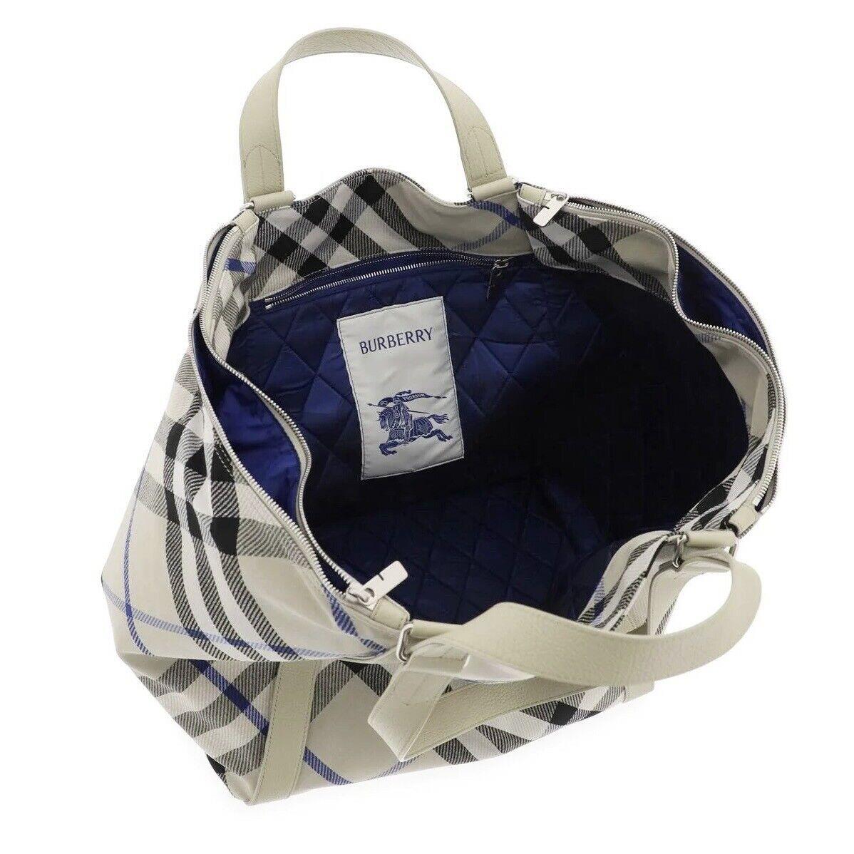 Burberry Festival Jacquard Check Shoulder Bag Large Tote