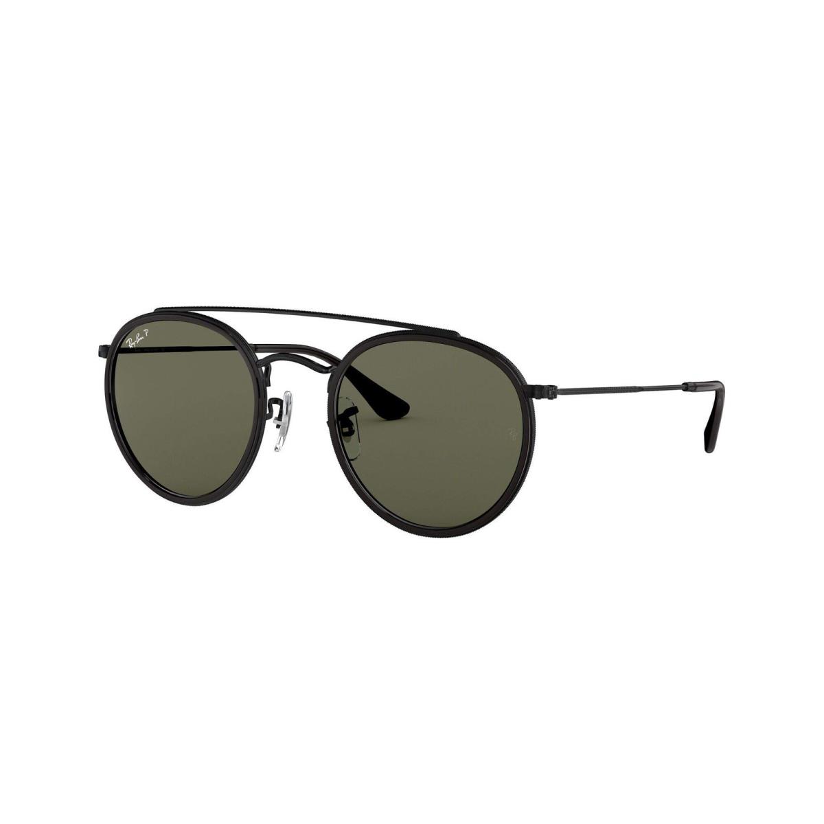 Ray Ban Sunglasses RB3647N 002-58 51mm Black / Green Polarized Lens