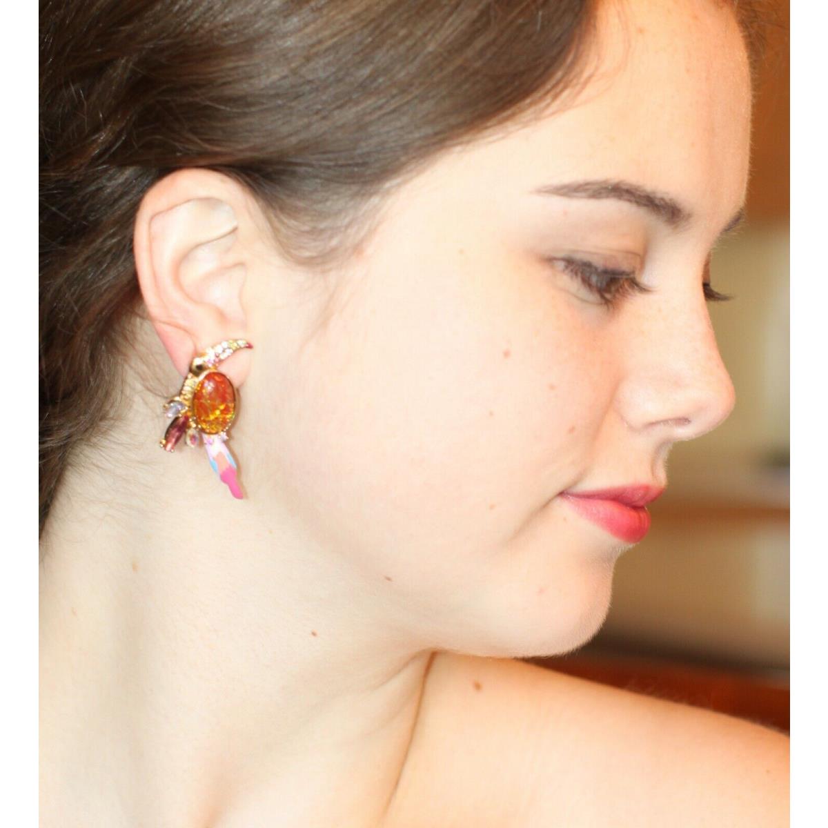 kate spade toucan earrings