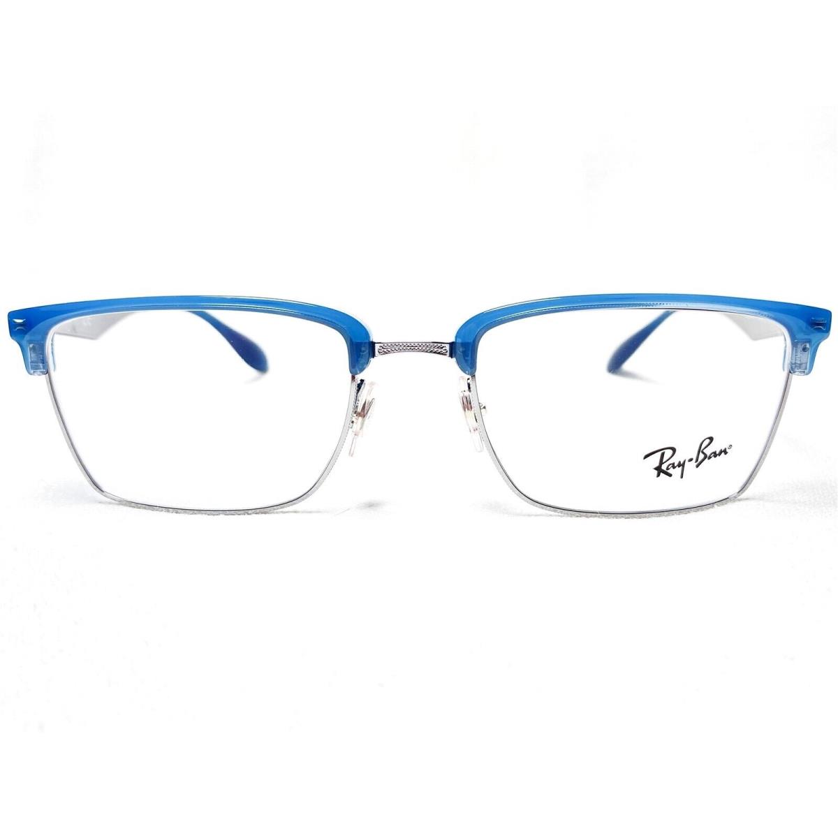 Ray Ban RB6397 2934 Unisex Blue/gunmetal Rectangle Eyeglasses Frames 52/19