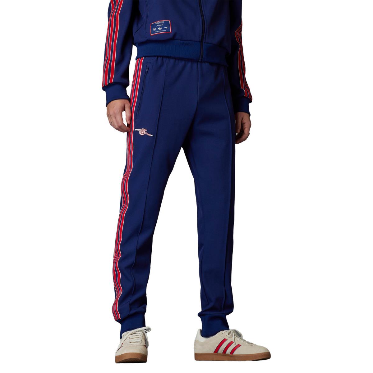 Men`s Adidas Originals Navy Arsenal Terrace Icons Collection Track Pants