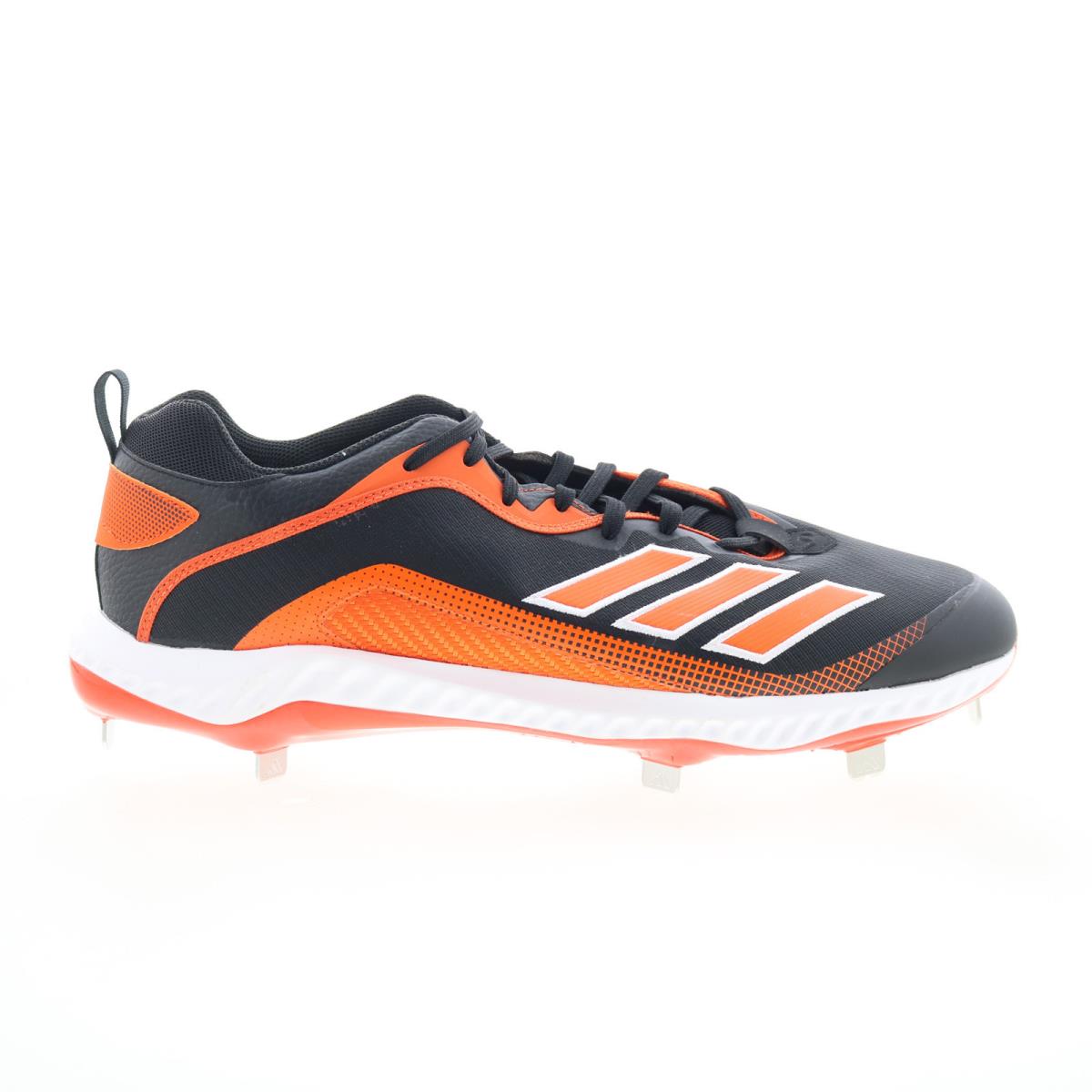 Adidas Icon 6 Bounce FV9349 Mens Black Athletic Baseball Cleats Shoes 15 - Black