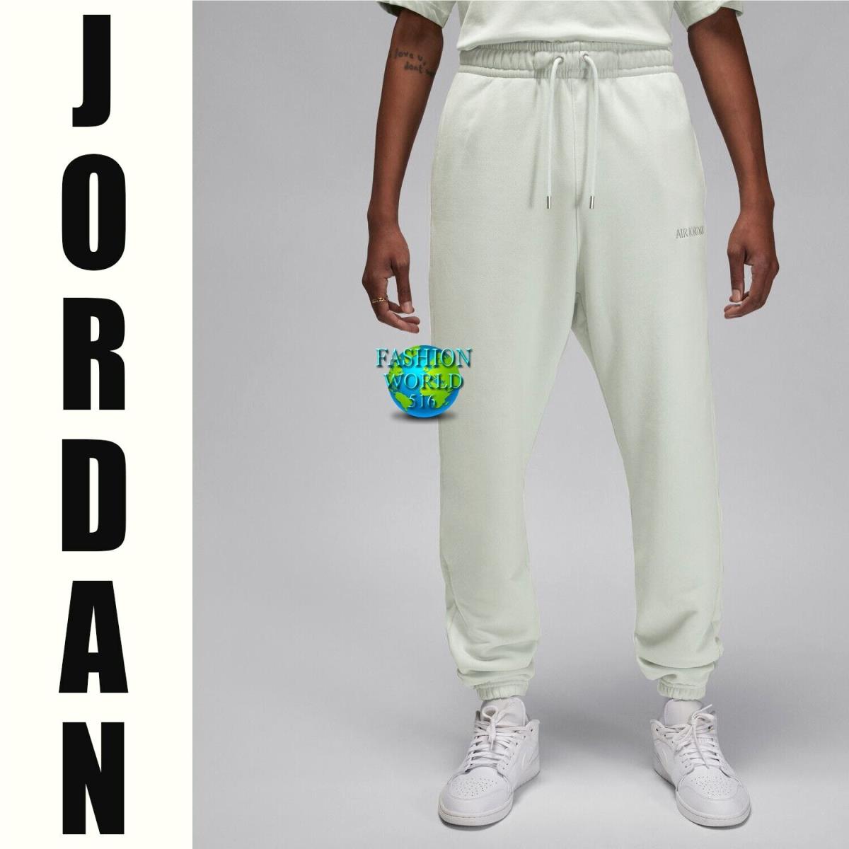 Nike Air Jordan Wordmark Men`s Fleece Jogger Pants 2XL FJ0696 133 Sail
