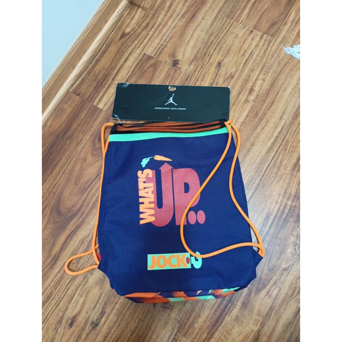 Nike Drawstring Bag Space Jam Jordan Vintage Whats up Jock Backpack