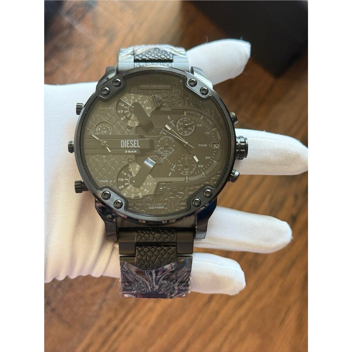 2024 Diesel Mr. Daddy 2.0 Chronograph Multifunction Black-tone Mens Watch DZ7468