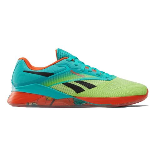 Reebok Men`s Nano X4 Green Cross Training Shoes - 100211606