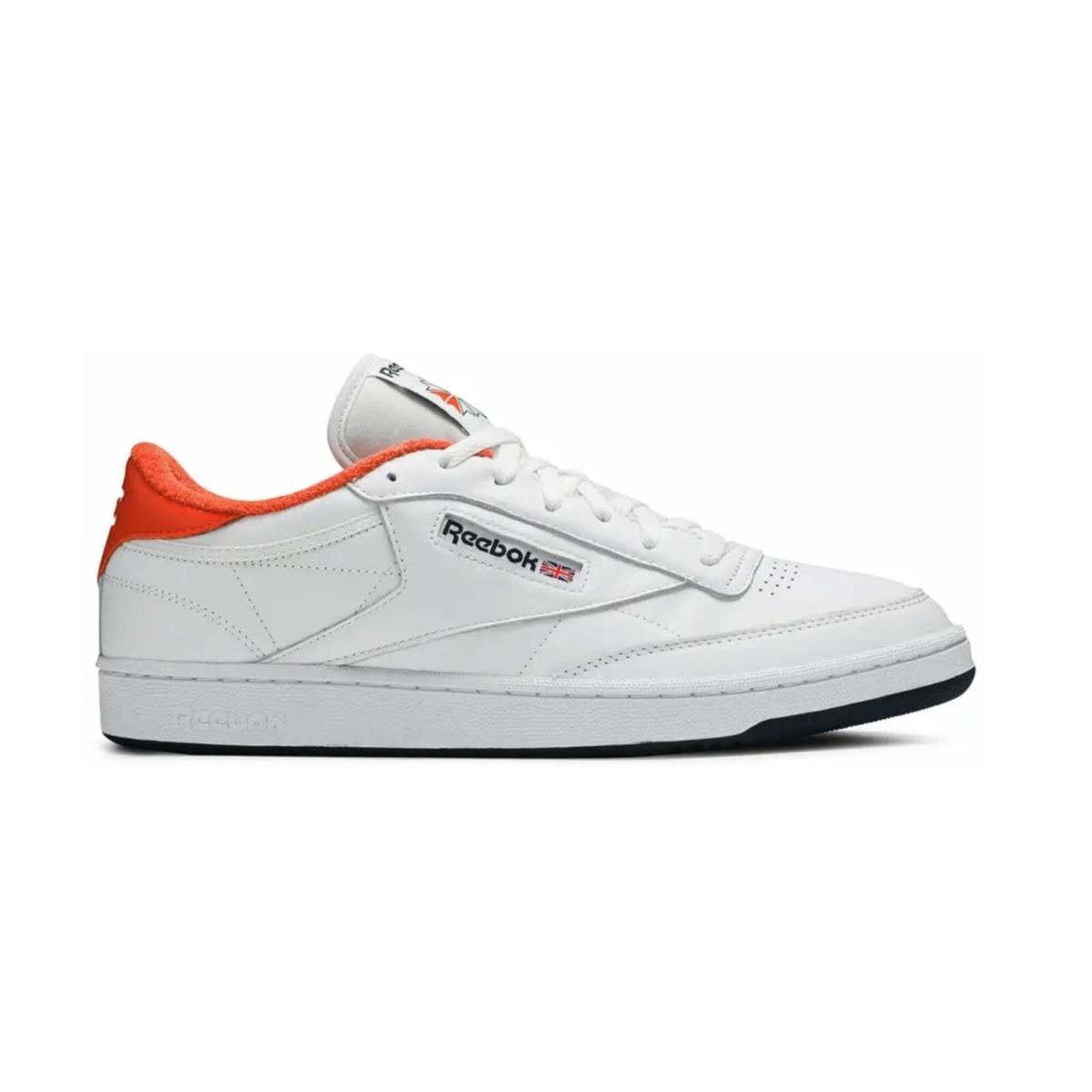 Size 8 - Reebok Eric Emanuel x Club C 85 Energy Orange FY3413