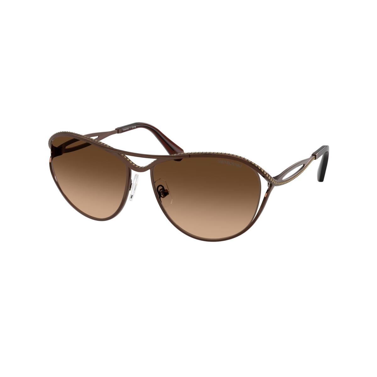 Swarovski SK7028 400274 Brown Brown Gradient 59 mm Women`s Sunglasses