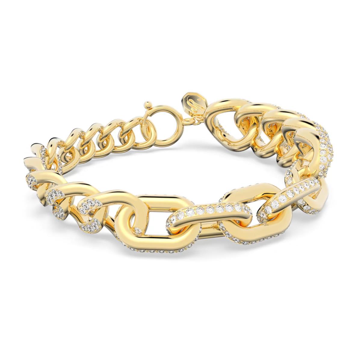 Swarovski Dextera Bracelet - Pave - White - Gold-tone Plated