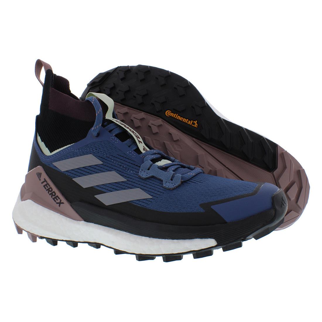 Adidas Terrex Free Hiker 2 Womens Shoes - Wonder Steel/Grey Three/Purple, Main: Blue