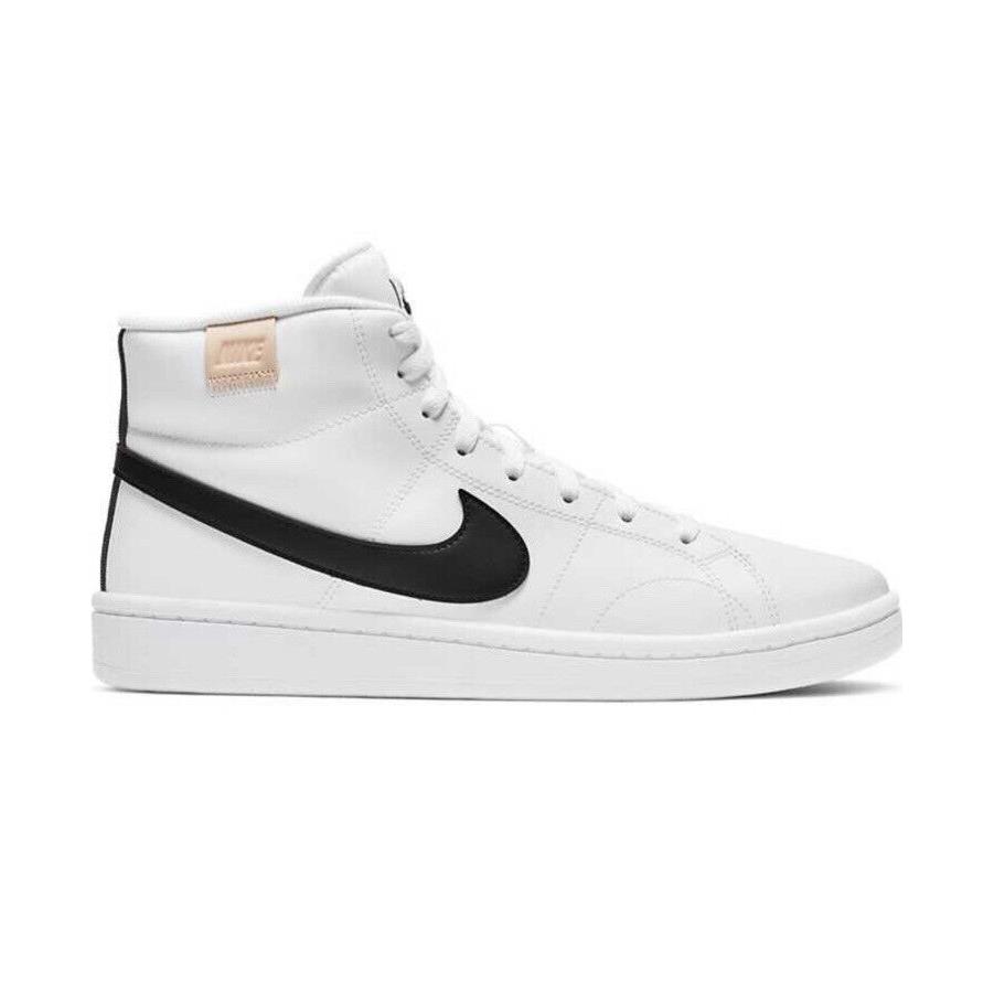 Men`s Nike Court Royale 2 Mid White/black-white Onyx CQ9179 100