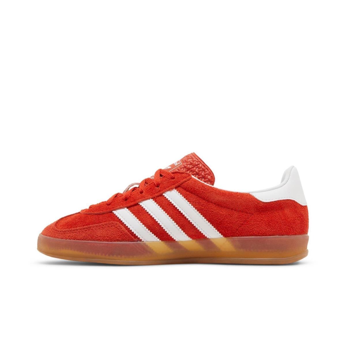 Sz 9.5 - Women`s Adidas Gazelle Indoor HQ8718 Orange/white/gum - Multicolor