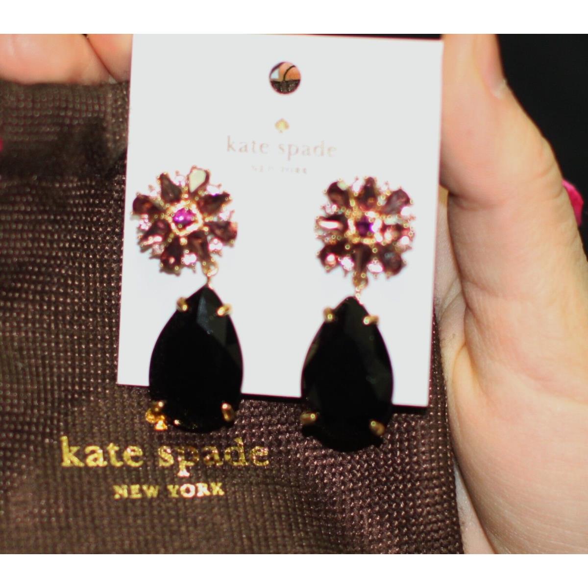 Kate Spade Purple Earrings Trellis Blooms Linear Drop Chandelier - Kate  Spade jewelry - 098686659742 | Fash Brands