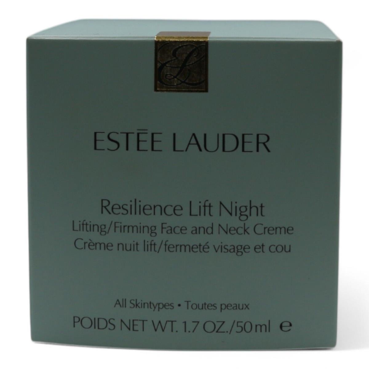 Estee Lauder Resilience Lift Night Cream 1.7oz 50ml Firming Lifting Skincare