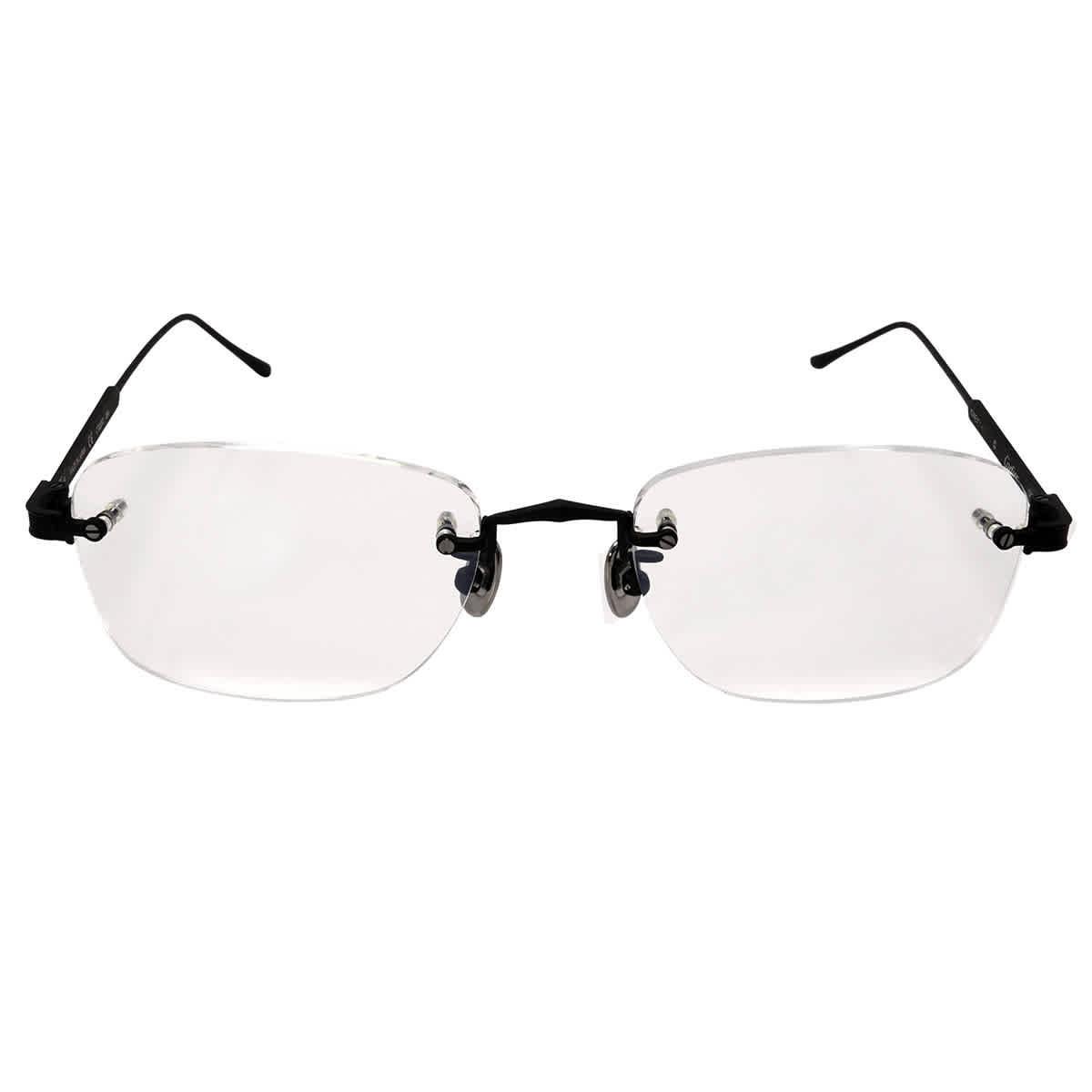Demo Rectangular Men`s Eyeglasses CT0228O 004 54 CT0228O 004 54 by Cartier