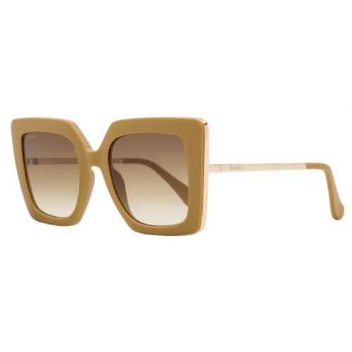 Max Mara Design4 Sunglasses MM0051 73F Matte Tan/gold 52mm
