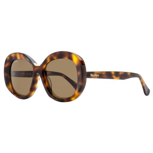 Edna Alt Fit Sunglasses MM0087-F 52E Dark Havana 55mm by Max Mara