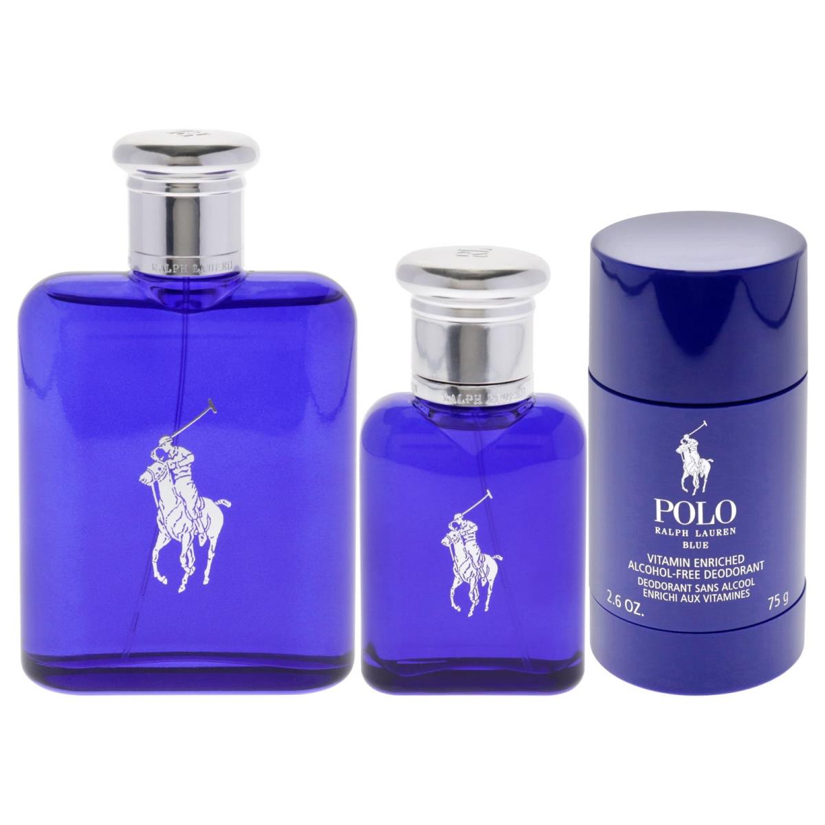 Ralph Lauren Men`s Polo Blue Gift Set Fragrances 3605972783073