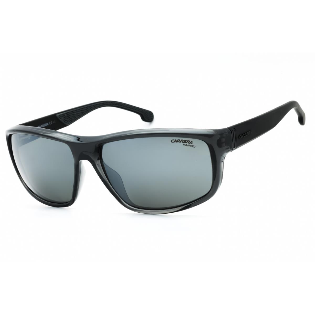 Carrera 8038/S KB7 EX Sunglasses Gray Frame Gray Polarised Lenses 63mm