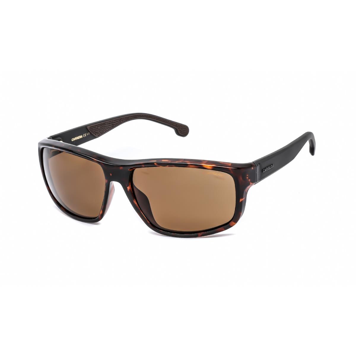 Carrera 8038/S 0086 SP Sunglasses Dark Havana Frame Brown Polarized Lenses 61mm