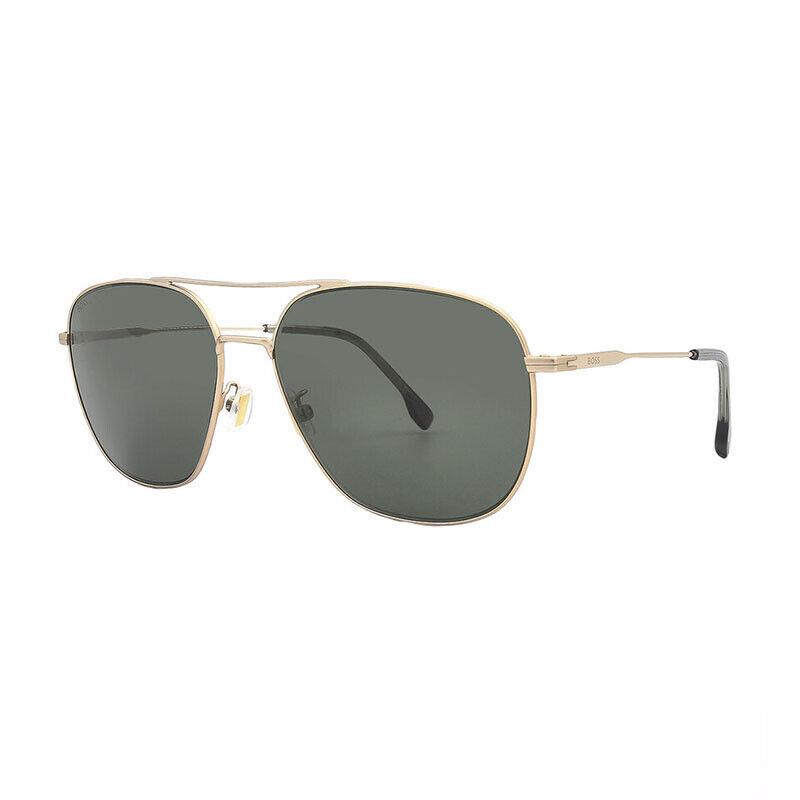 Hugo Boss Boss 1557/O/F/S 0AOZ QT Matte Gold/green 62-16-150 Sunglasses