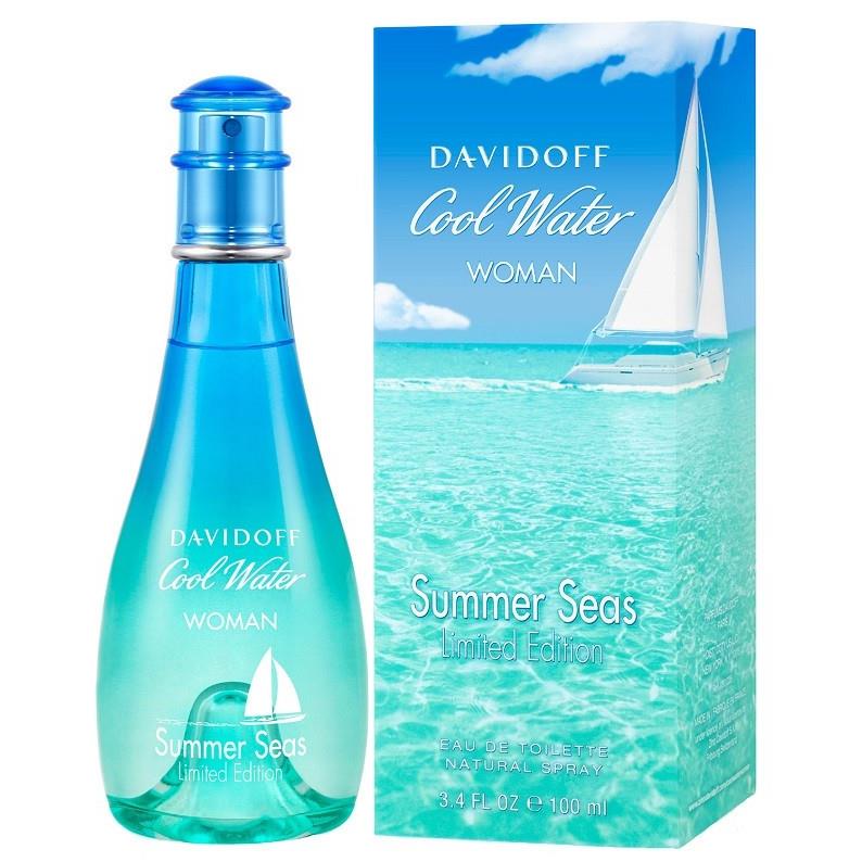Cool Water Summer Sea  3.4 oz / 100 ml Edt Women Perfume by Davidoff