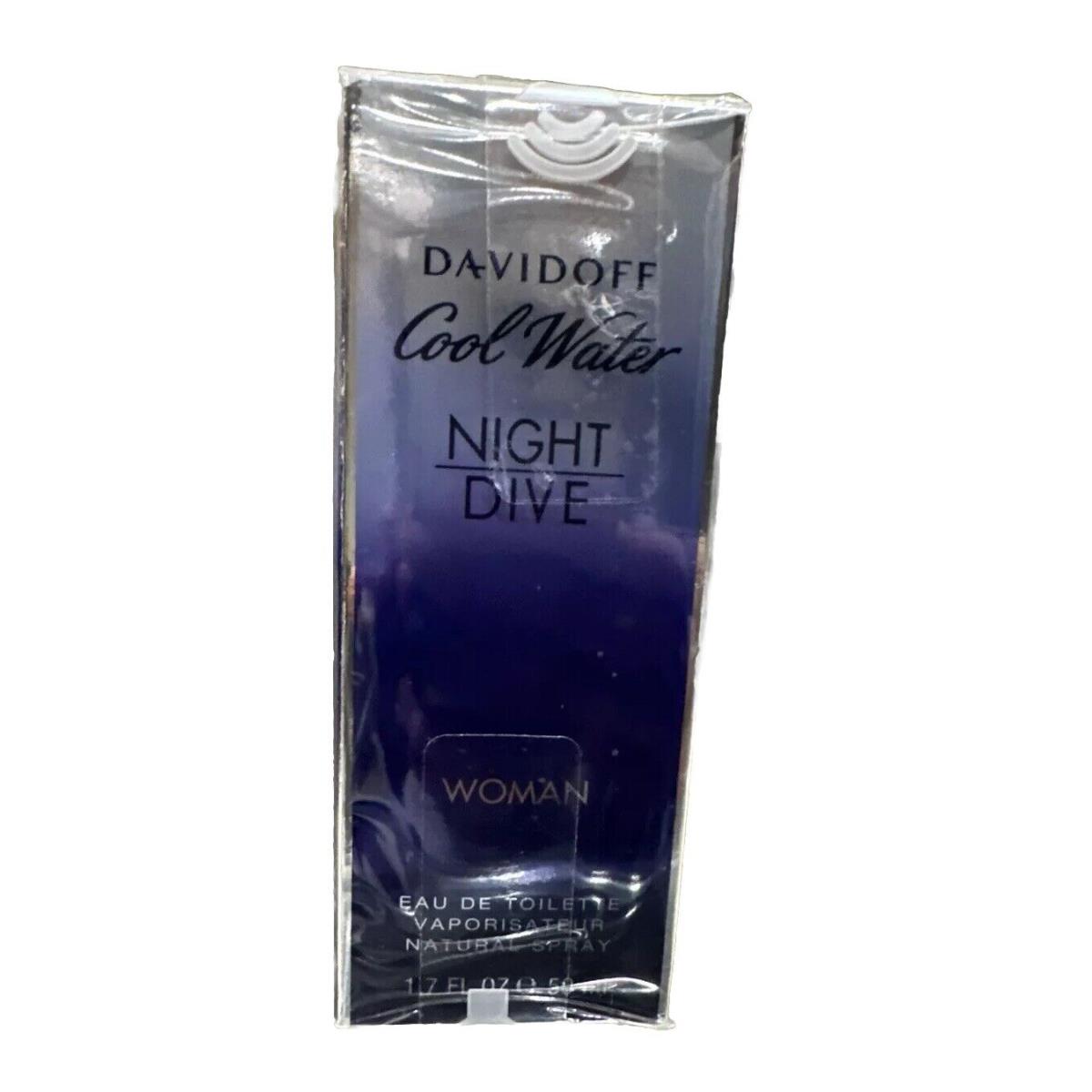 Night Dive By  Cool Water For Women Edt Spray 1.7 oz by Davidoff