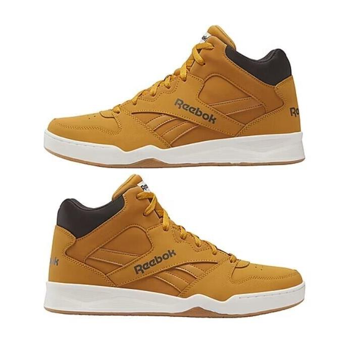 Reebok Royal BB4500 Hi 2 Men`s Basketball Sneakers Ochre Dark Brown Size 11