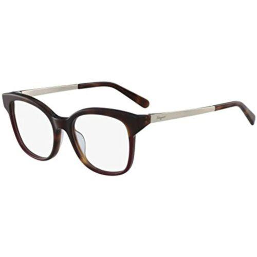 Salvatore Ferragamo SF 2776 207 Tortoise Red Eyeglasses 53mm with SF Case