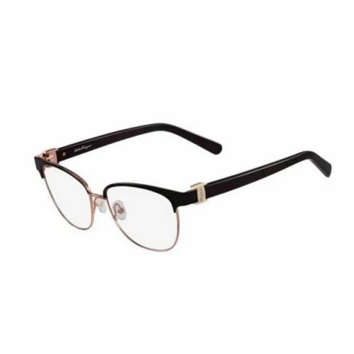 Salvatore Ferragamo Eyeglasses SF2147 505 Black Frames 53MM Rx-able ST