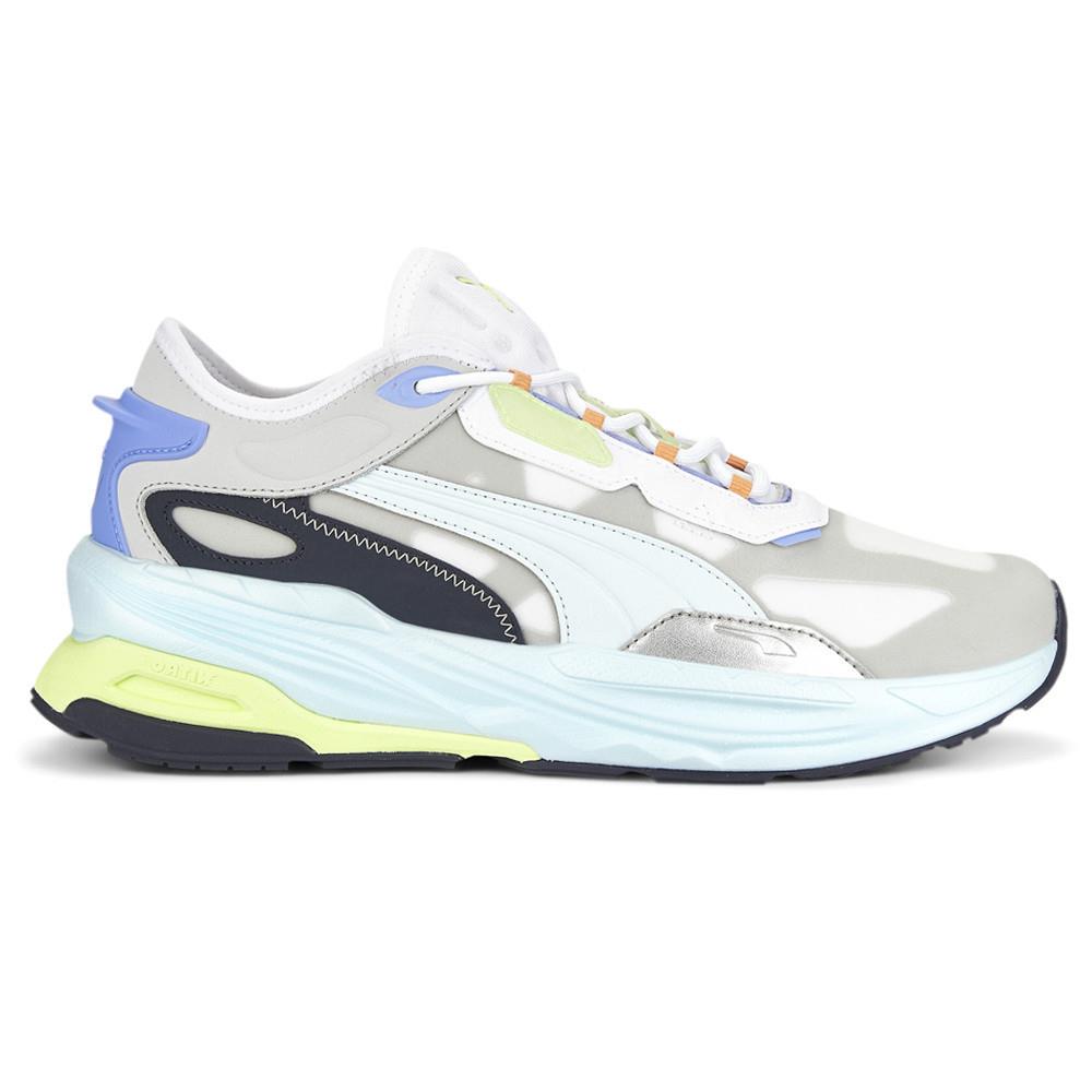 Puma Extent Nitro Easter Goodi Lace Up Mens Grey White Sneakers Casual Shoes 3 - Grey, White