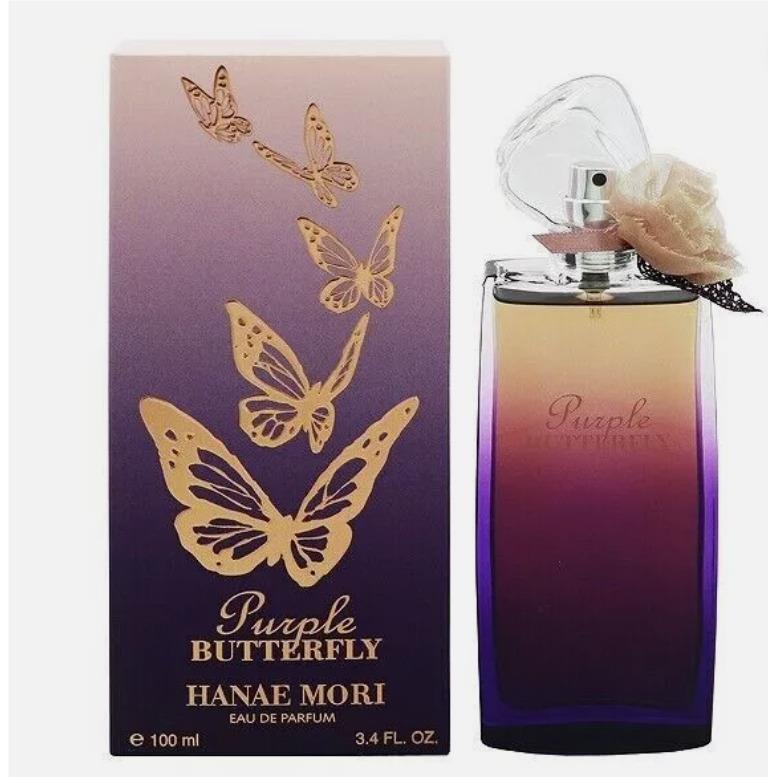 Purple Butterfly Women 3.4 OZ/100 ML Edp Spray In Box Rare by Hanae Mori