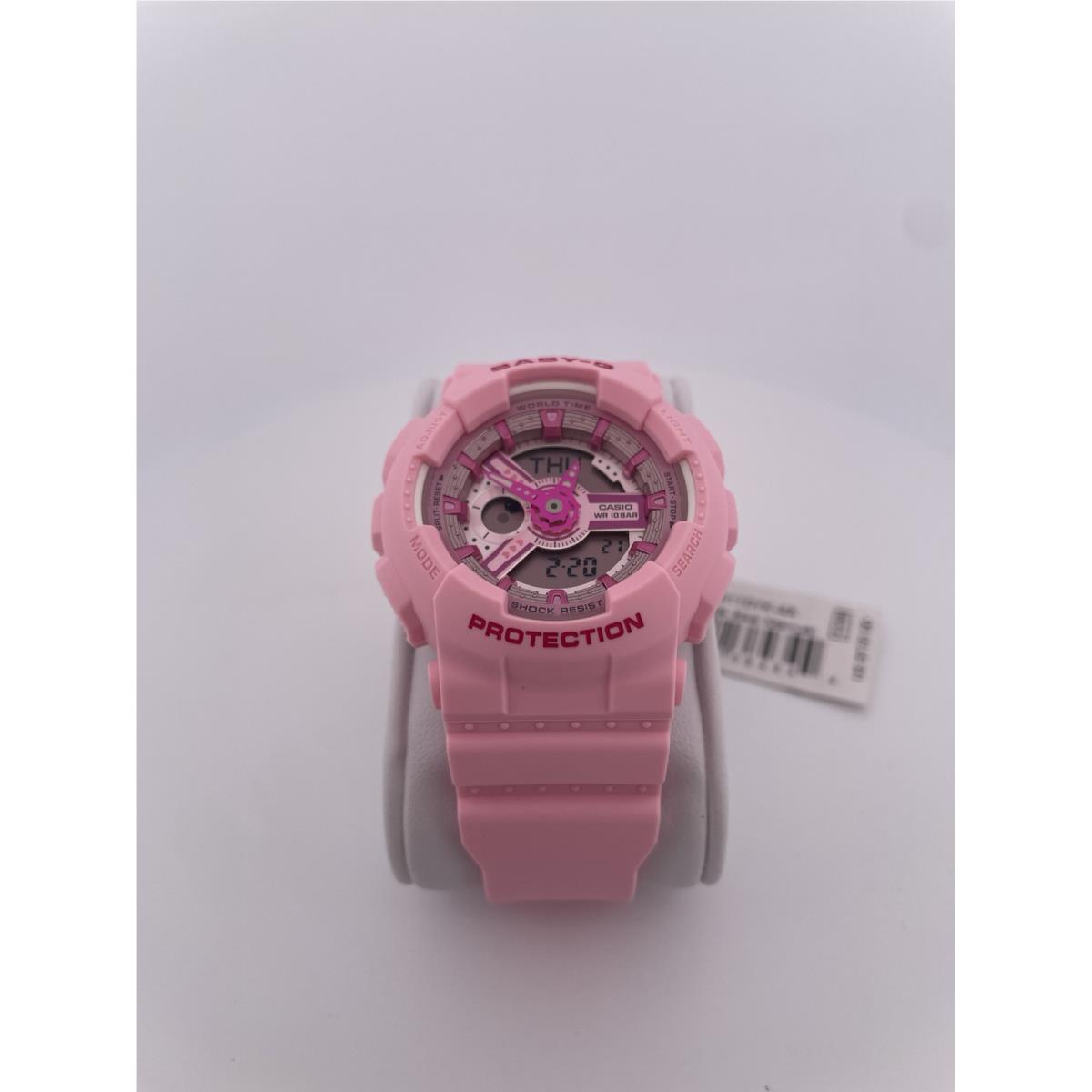 Casio Baby-g BA-110YK-4A Quartz Analog Digital Pink
