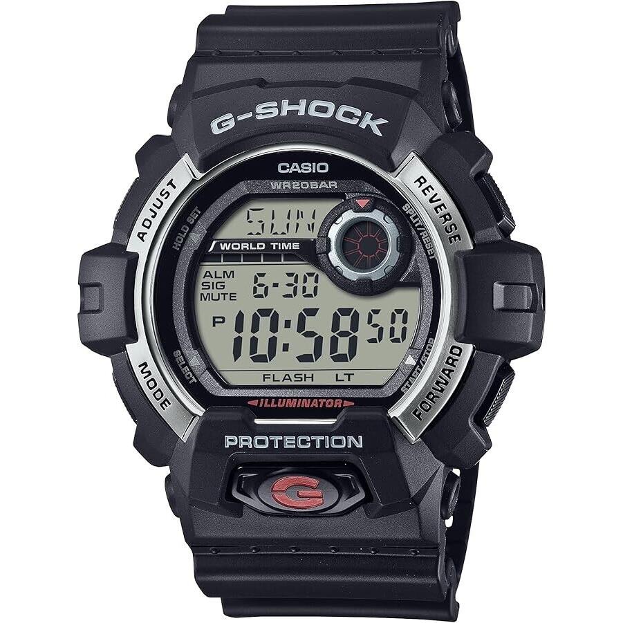 Casio G-shock Digital Watch G-8900S-1 Series Easy Bright Led Large Lcd Black