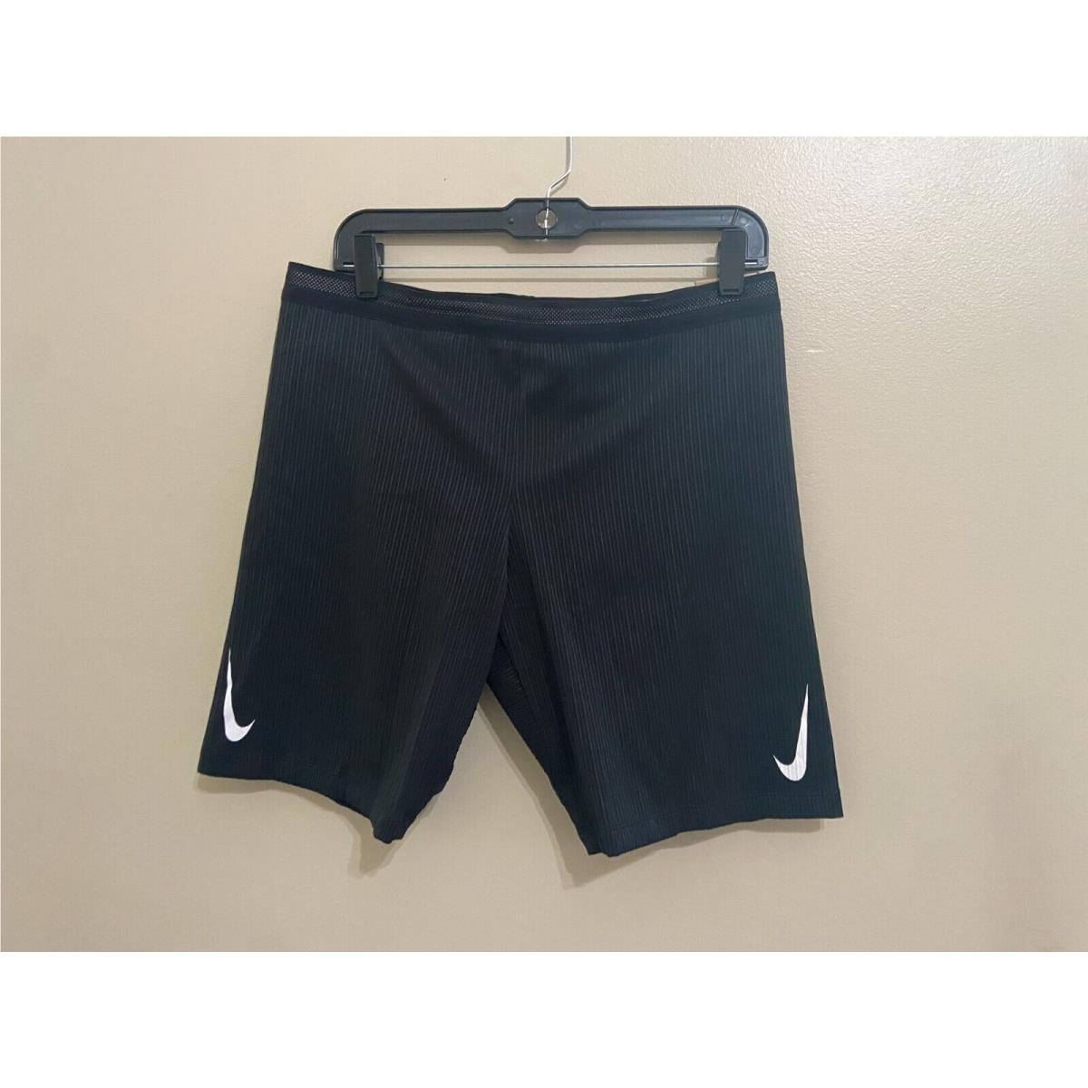 Nike Aeroswift Men`s 1/2 Length Running Tights Racing Black XL DA1429-010