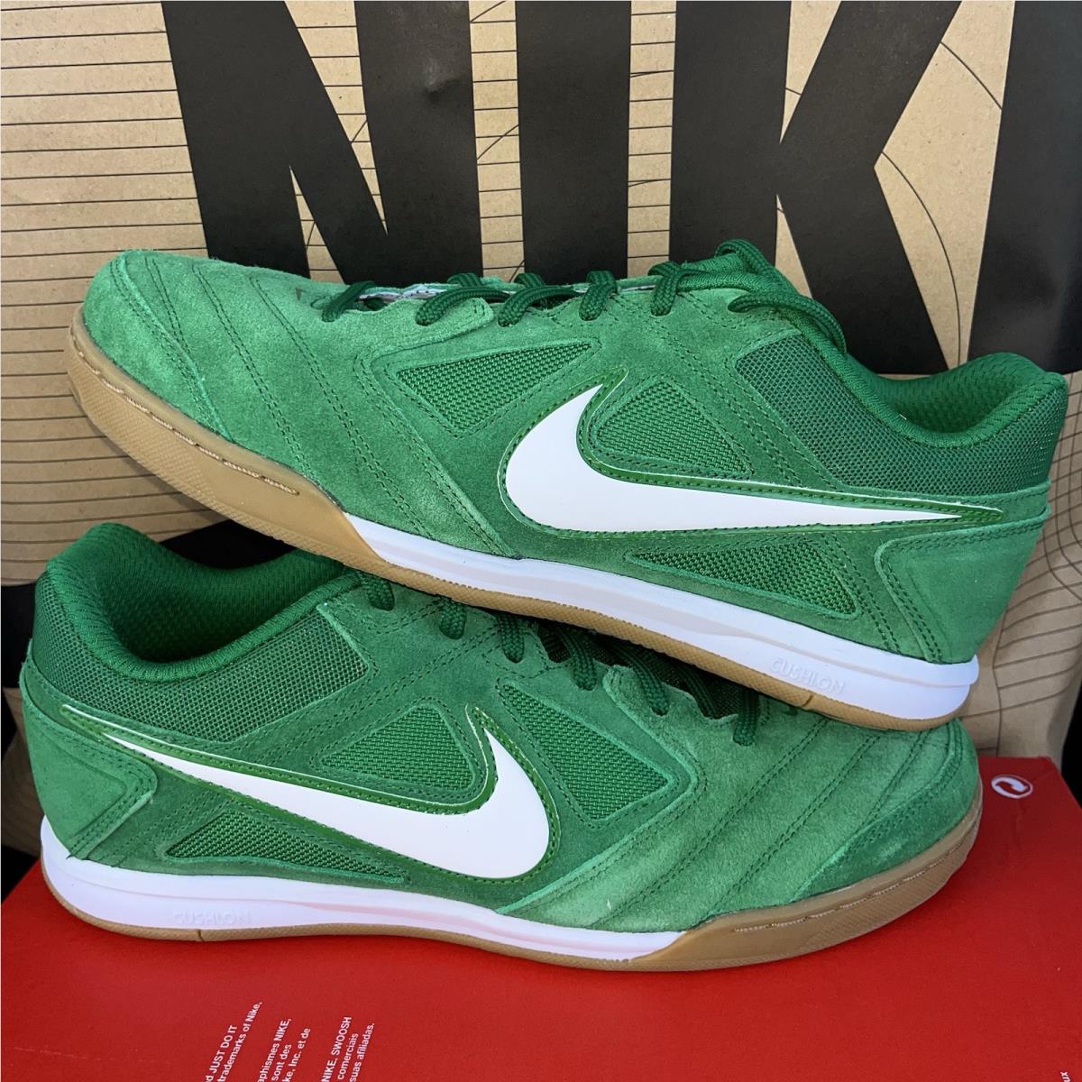 Nike Gato `pine Green Gum` Nby HQ6020-300 Men Size 9.5 Indoor Soccer