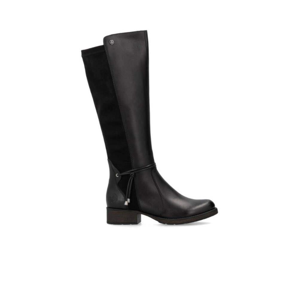 Rieker Women`s Faith Z9564-00 Tall Riding Boot - Black Black
