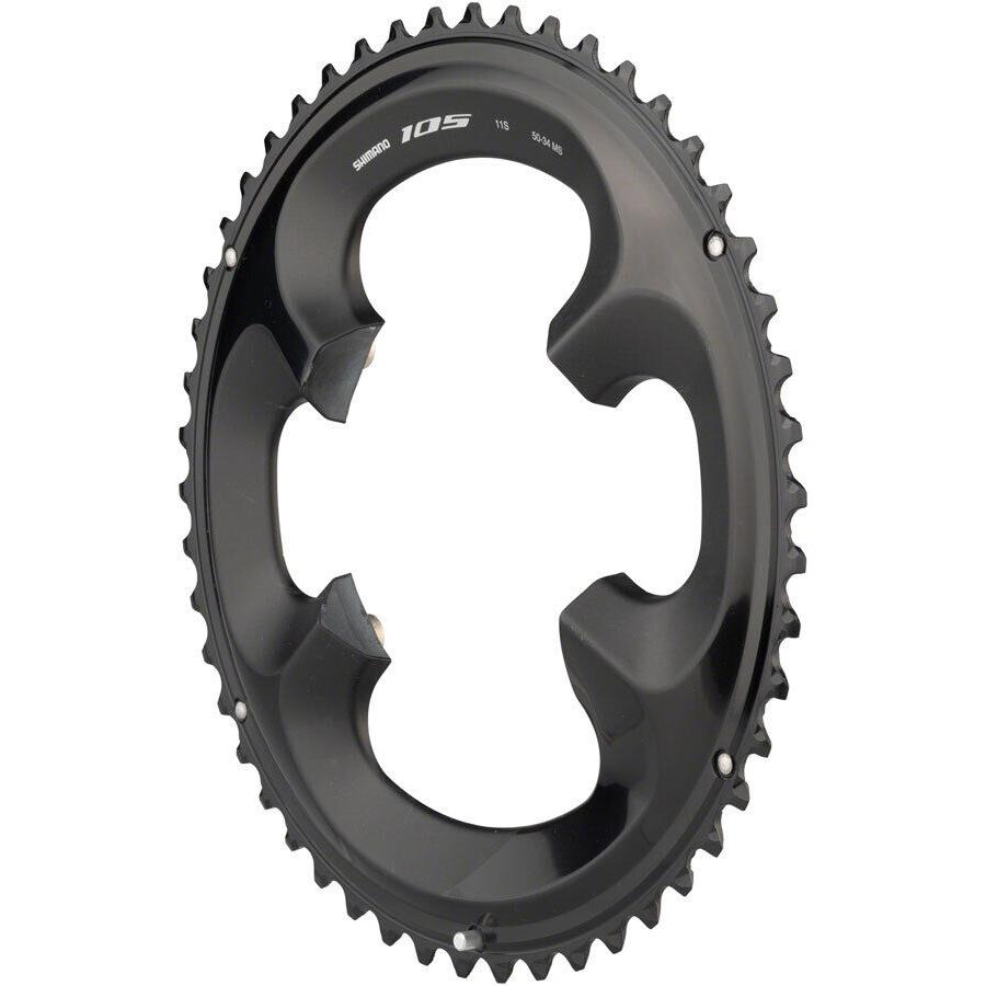 Shimano 105 ST-R7000 Chainring FC-R7000 52t 4x110 bcd Asymmetric Chainring Black