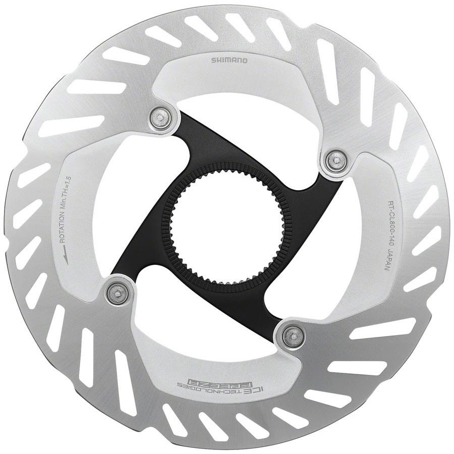 Shimano Grx RT-CL800 S Disc Brake Rotor with Lockring - 140mm Centerlock Silve