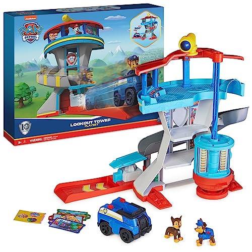 Paw Patrol Lookout Tower Playset Kids Toys For Ages 3 and UP Lookout Tower
