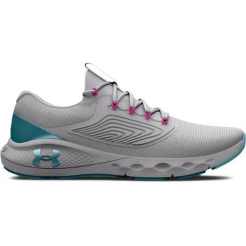 Under Armour Women`s UA Charged Vantage 2 Running Shoe Halo Gray/still Water/sti