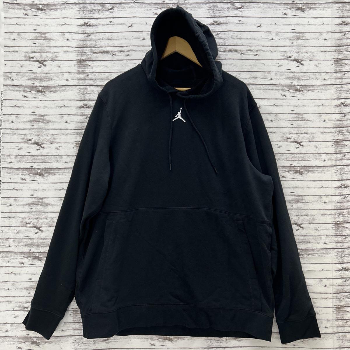 Jordan Men`s Dri-fit Mvp Sport Fleece Hoodie Black CV8437-010 Size Large Tall