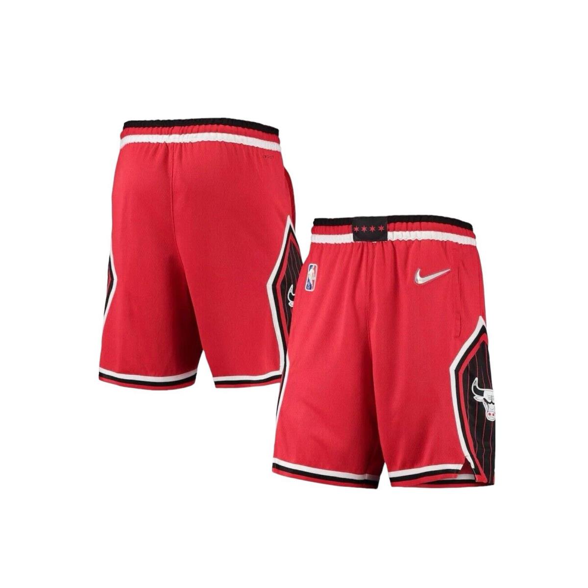 Nike Nba Chicago Bulls Swingman City Edition Basketball Shorts Small 30